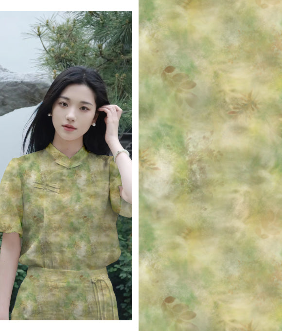 "Temática de dibujos en tonos neutros y serenos"