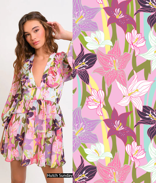 Colección de Grandes Estampados Florales Vol. 176