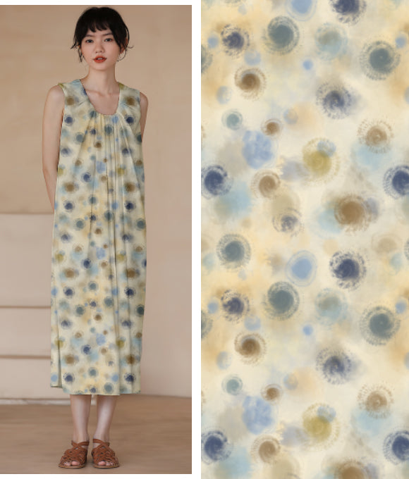 "Temática de dibujos en tonos neutros y serenos"