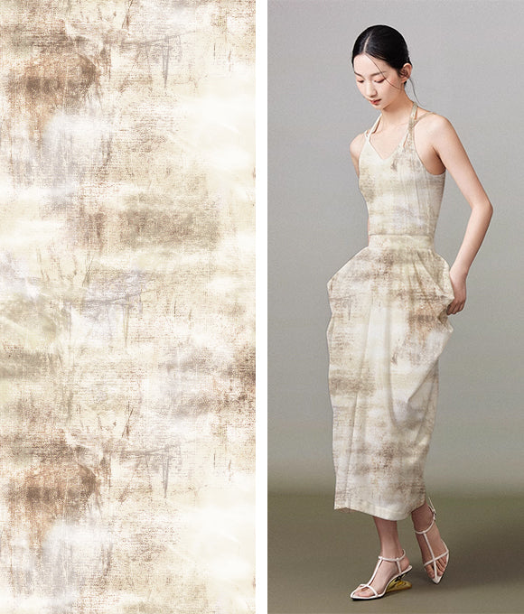 "Temática de dibujos en tonos neutros y serenos"