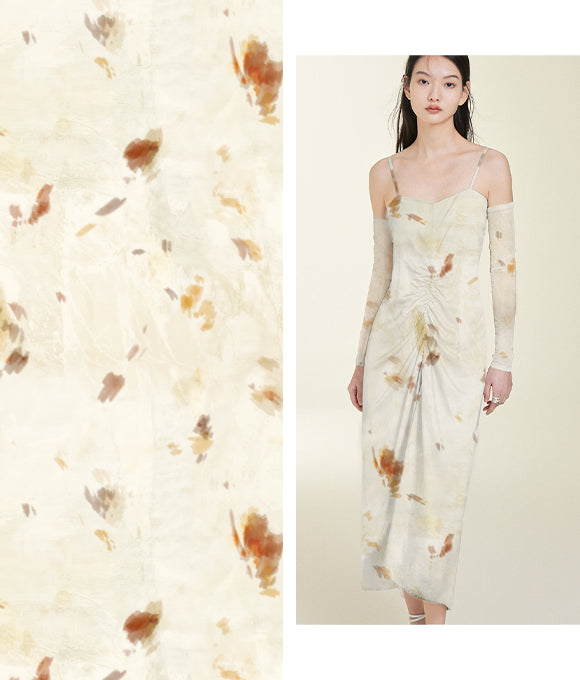 "Temática de dibujos en tonos neutros y serenos"