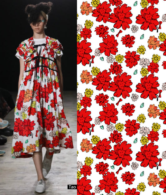 Colección de Grandes Estampados Florales Vol.146