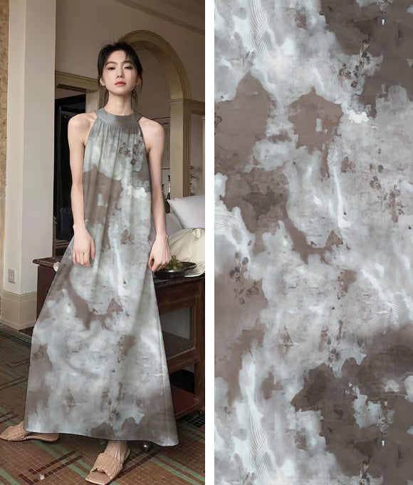 "Temática de dibujos en tonos neutros y serenos"