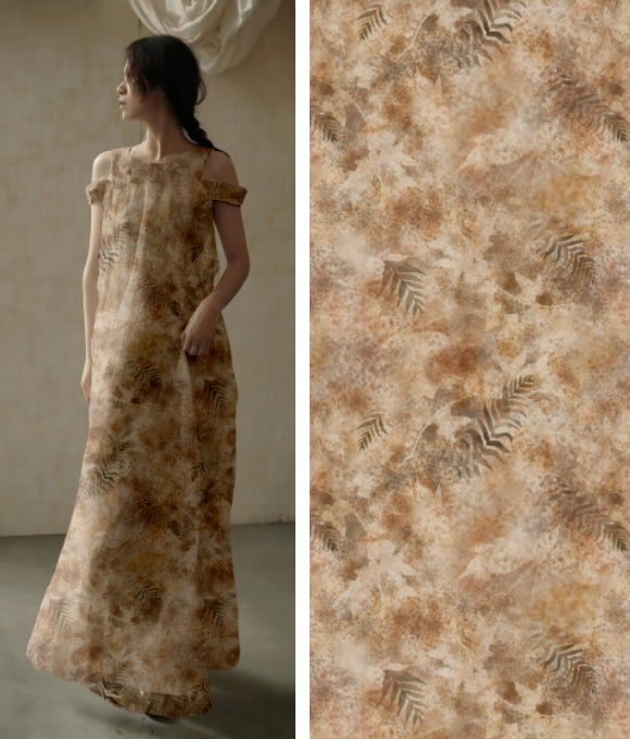 "Temática de dibujos en tonos neutros y serenos"