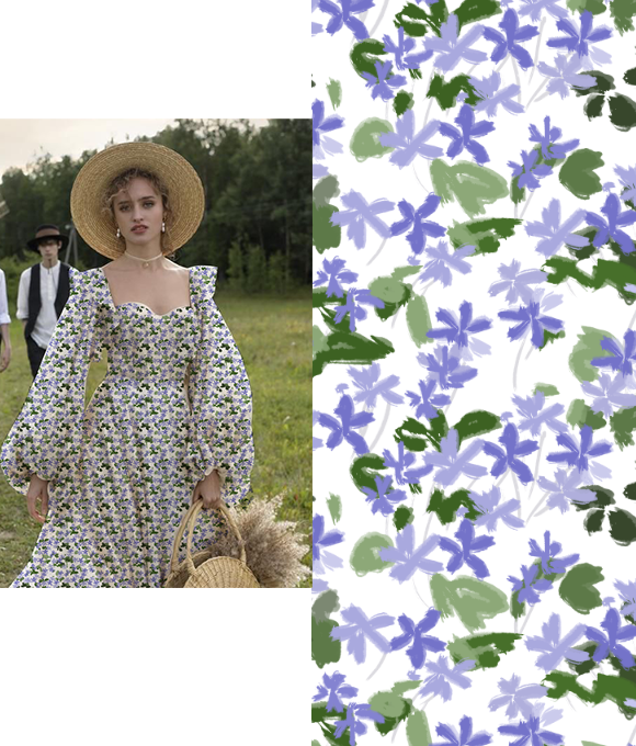 "Gran colección de patrones florales Vol.98"