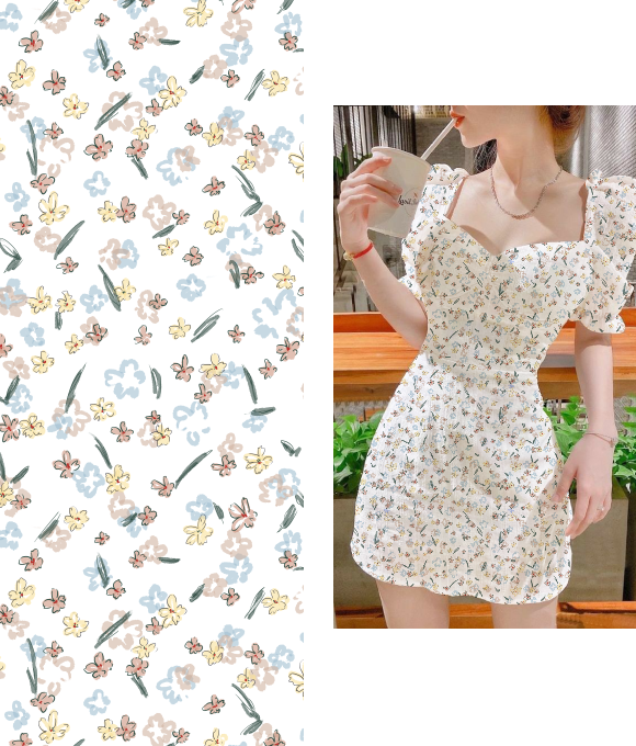 "Gran colección de patrones florales Vol.98"