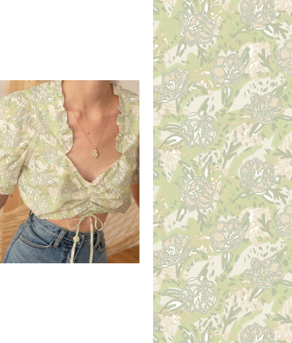 "Original colección de patrones florales Vol.7"