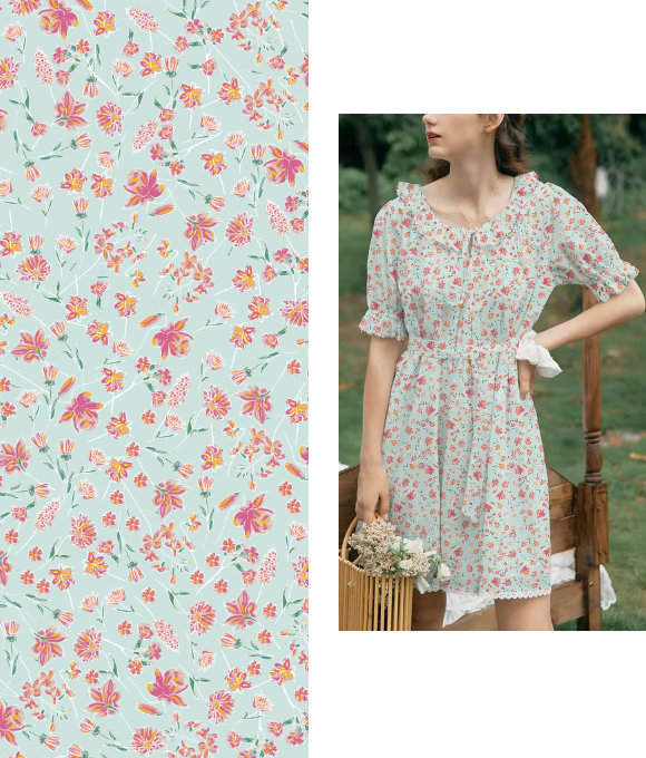 "Gran colección de patrones florales Vol.98"