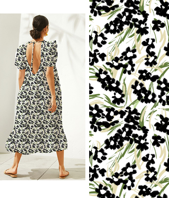 "Gran colección de patrones florales Vol.98"