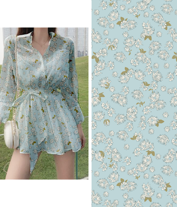 "Gran colección de patrones florales Vol.98"