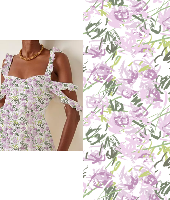 "Gran colección de patrones florales Vol.98"