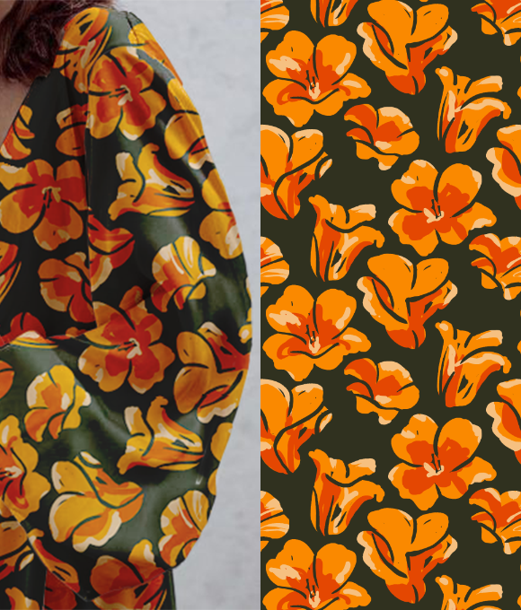 "Original colección de patrones florales Vol.6"