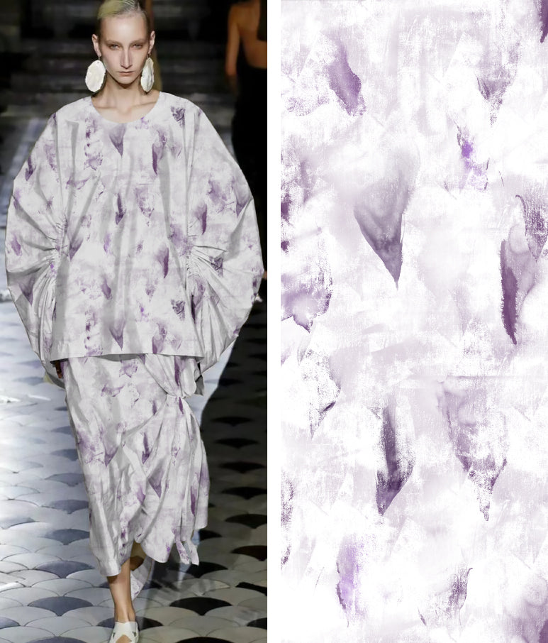 "Temática de dibujos en tonos neutros y serenos"