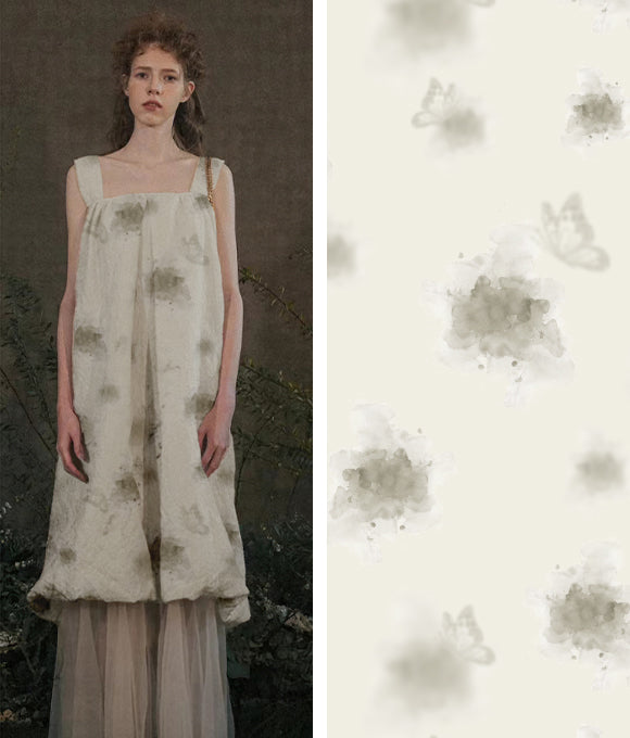 "Temática de dibujos en tonos neutros y serenos"