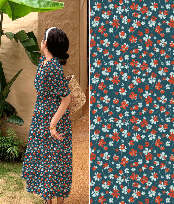 "Gran colección de patrones florales Vol.98"