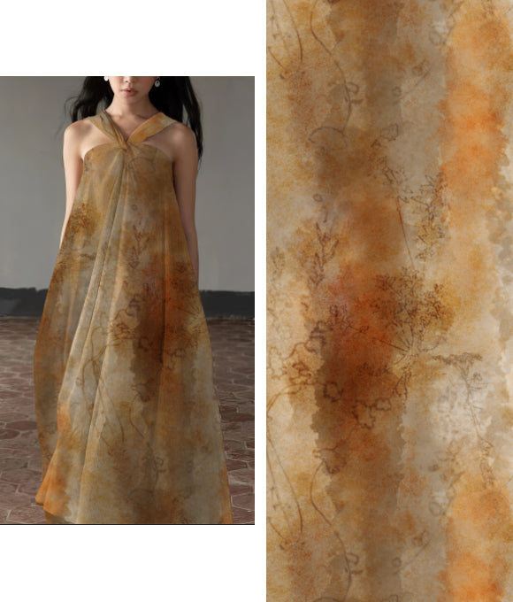 "Temática de dibujos en tonos neutros y serenos"