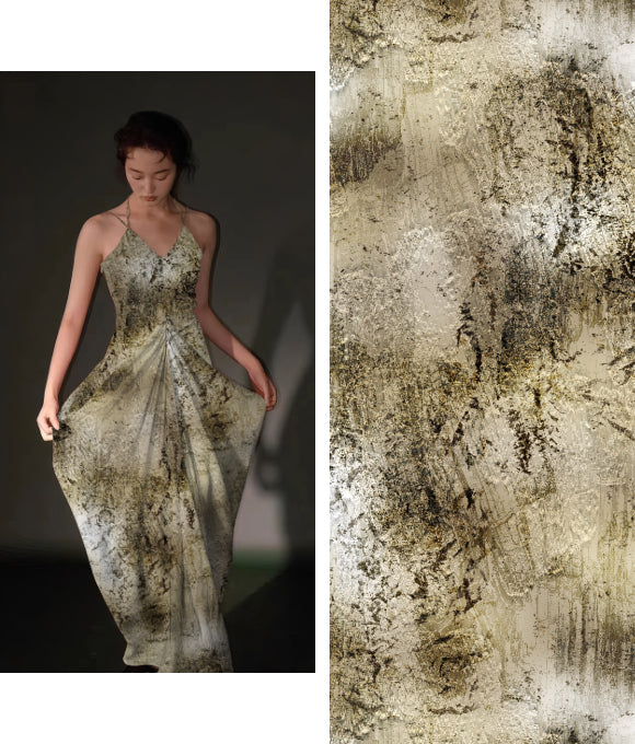 "Temática de dibujos en tonos neutros y serenos"