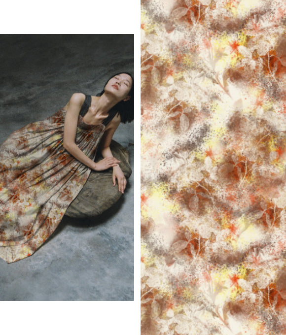 "Temática de dibujos en tonos neutros y serenos"